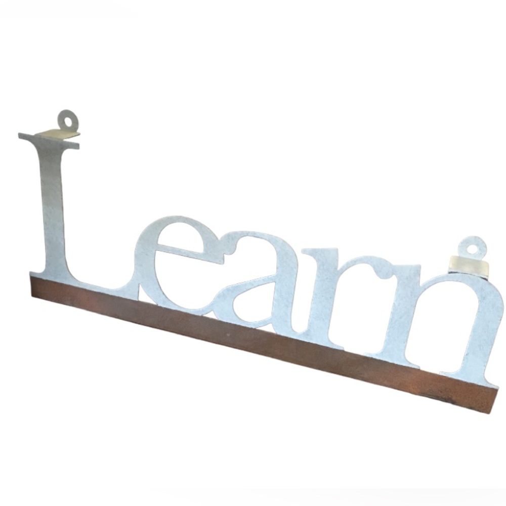 “Learn” Word Art by Primitives by Kathy
